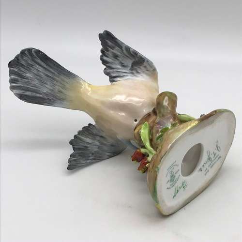 Crown Staffordshire `J.T. Jones` Bird Figure (Shrike)