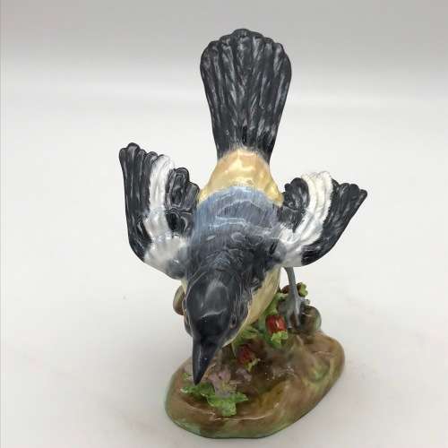 Crown Staffordshire `J.T. Jones` Bird Figure (Shrike)