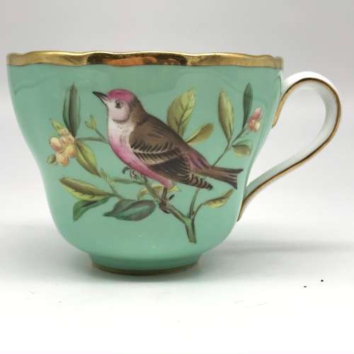 Vintage Copeland Spode `Birds` Teacup and Saucer (Y6682)
