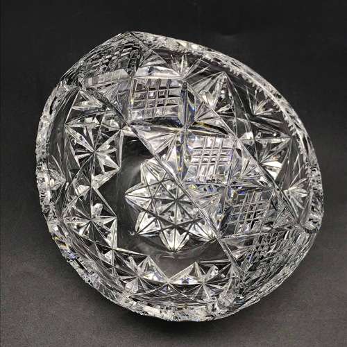 Pretty `Cut-Crystal` Small Basket