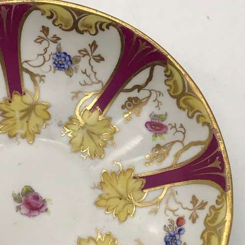 Victorian Gilded Porcelain Teacup & Saucer