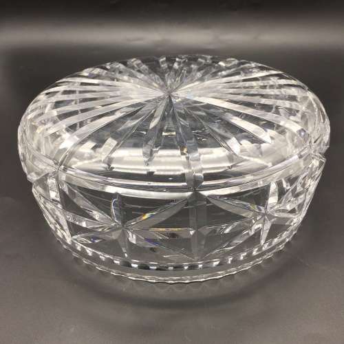 Large 1950`s Cut-Crystal Bowl