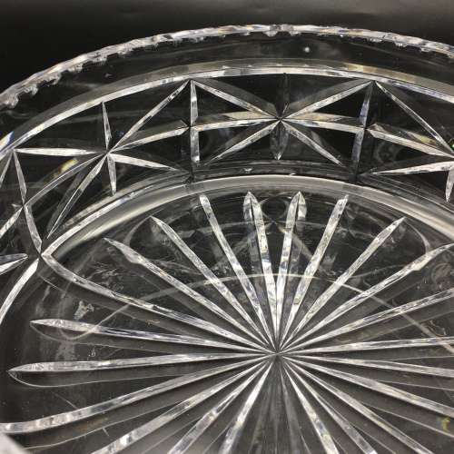 Large 1950`s Cut-Crystal Bowl