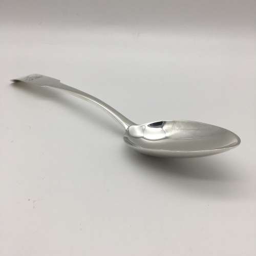 Antique Solid Silver Irish Serving Spoon (C.1750)