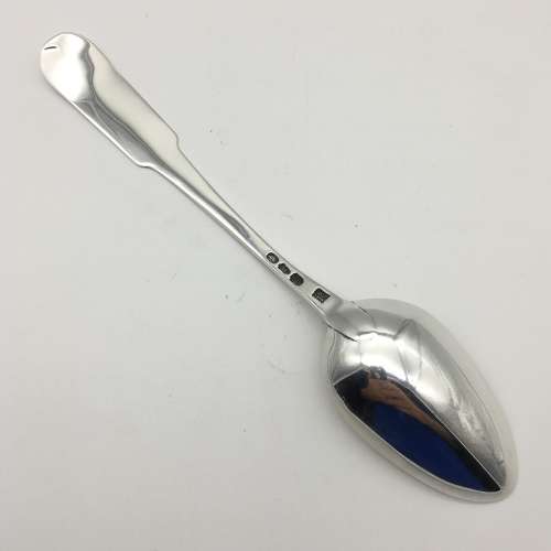 Antique Solid Silver Irish Serving Spoon (C.1750)