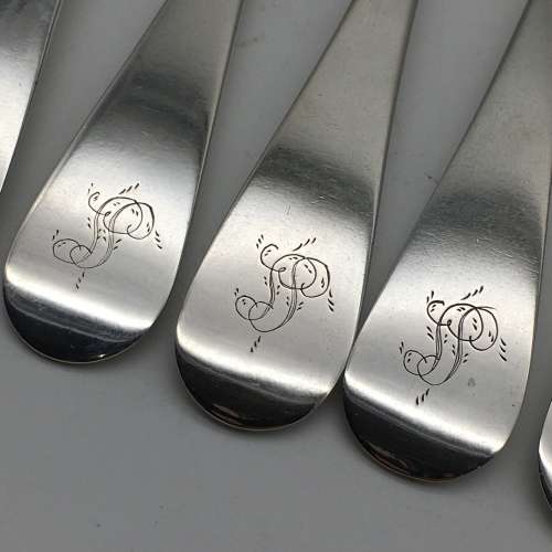 Rare `Cape Silver` (Oltman Ahlers) Table Forks (1810-1827)