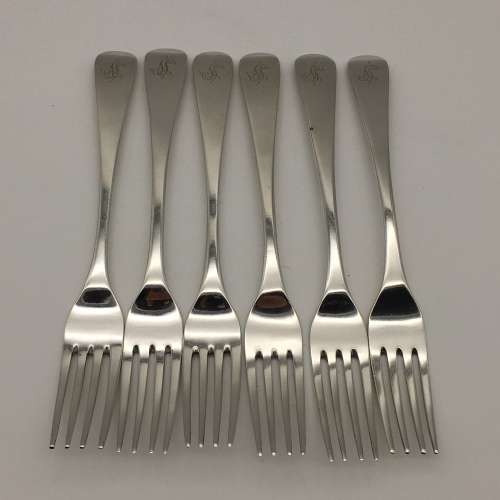 Rare `Cape Silver` (Oltman Ahlers) Table Forks (1810-1827)
