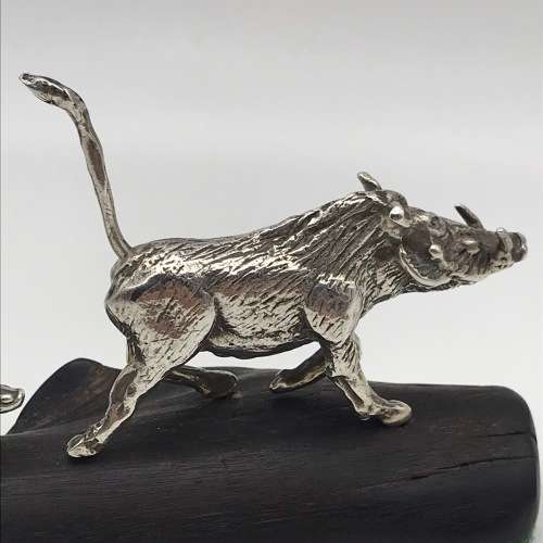 Sterling Silver `Patrick Mavros` Warthog Family