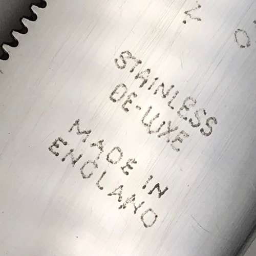 Early Sterling Silver Cake Knife (Queens Pattern)