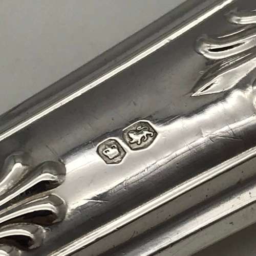 Early Sterling Silver Cake Knife (Queens Pattern)