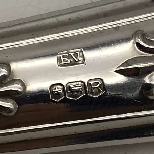 Early Sterling Silver Cake Knife (Queens Pattern)