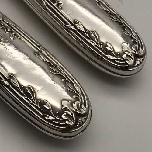 Early French Silver Handled Carving Set