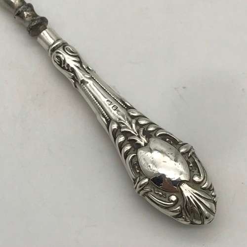 Antique Hallmarked Silver Button Hook