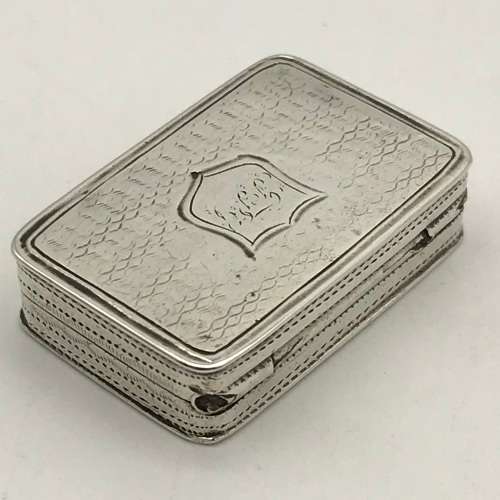 Charming Antique Silver Vinaigrette (1840)