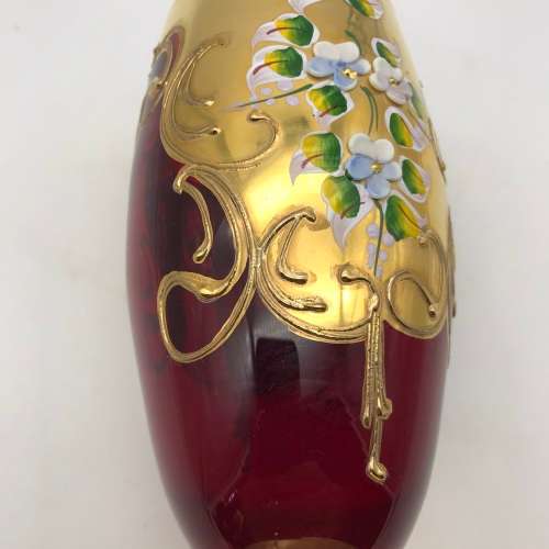 Six Large `Venetian/Murano` Vintage Glasses
