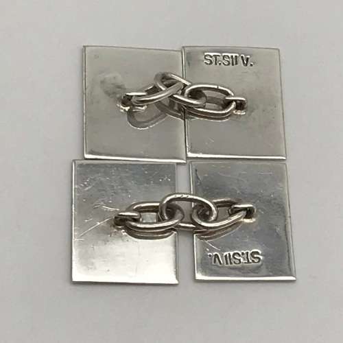 1950`s Sterling Silver Cufflinks (J.P)