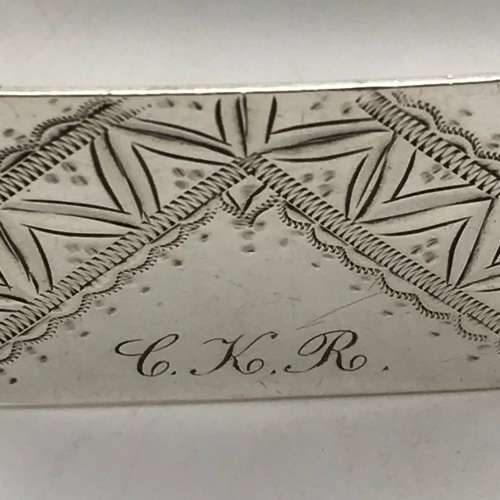 Victorian Pair of Sterling Silver Napkin Rings (Cased) (1890)