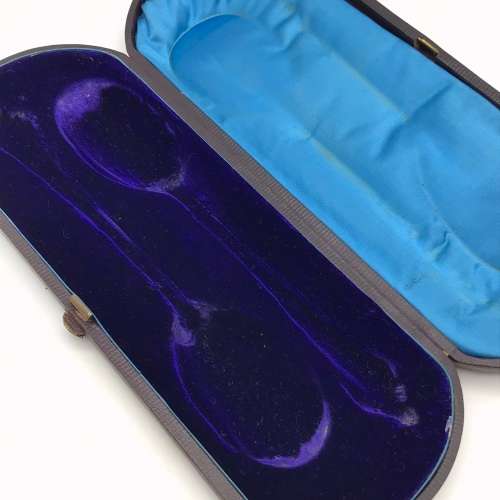 Victorian Silver-Plate `Apostle` Serving Spoons (Cased)