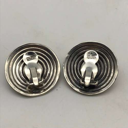 Sterling Silver `Mari-Lou` Vintage Earrings
