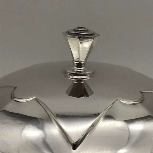 Art Deco Silver-Plated Muffin Dish or Warmer