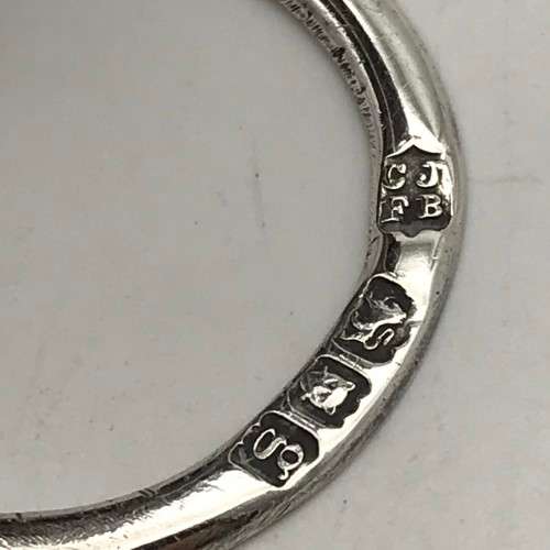 Antique Silver Menu/Place Card Holder (1902)