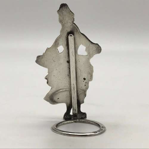 Antique Silver Menu/Place Card Holder (1902)