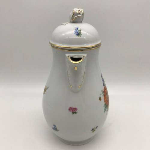 German `Furstenberg` Porcelain Vintage Coffee Pot
