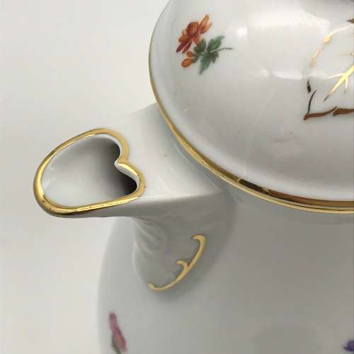 German `Furstenberg` Porcelain Vintage Coffee Pot
