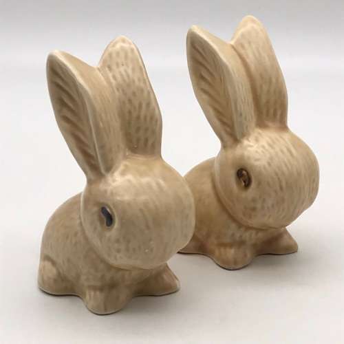 Charming Ceramic `Sylvac` Bunnies (Pair)