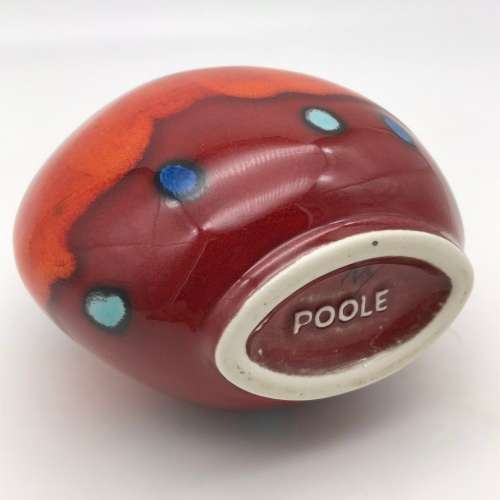 Poole Pottery `Volcano Purse` Vase