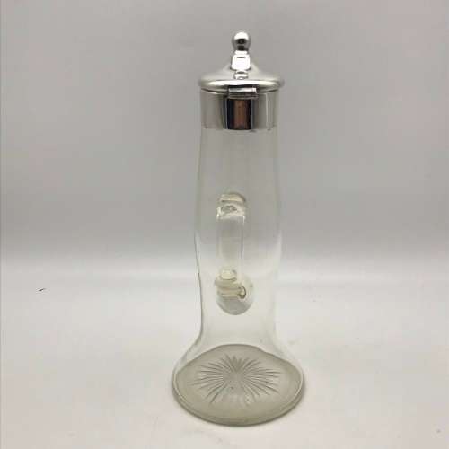 Vintage Silverplate & Cut-Glass Jug