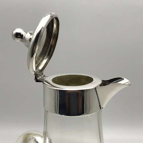 Vintage Silverplate & Cut-Glass Jug