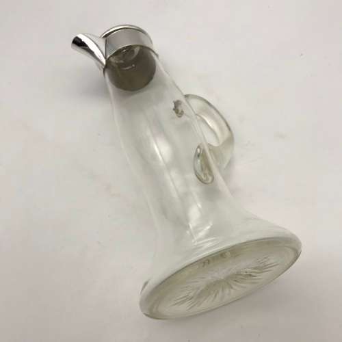 Vintage Silverplate & Cut-Glass Jug