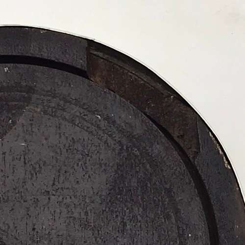 Rare Georgian Solid Silver Wine Coaster (1792)