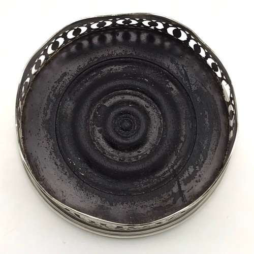 Georgian Solid Silver Wine Coaster (1791)