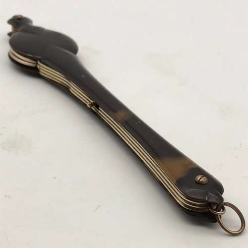 Lovely Antique `Tortoiseshell` Long-Handle Lorgnettes