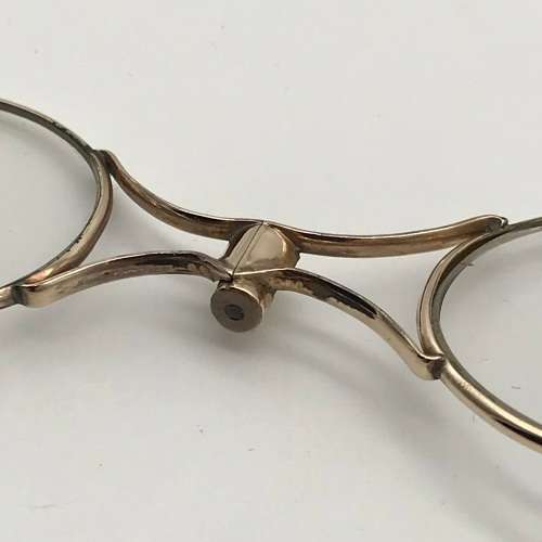 Lovely Antique `Tortoiseshell` Long-Handle Lorgnettes