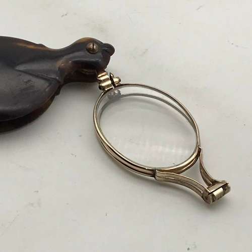 Lovely Antique `Tortoiseshell` Long-Handle Lorgnettes