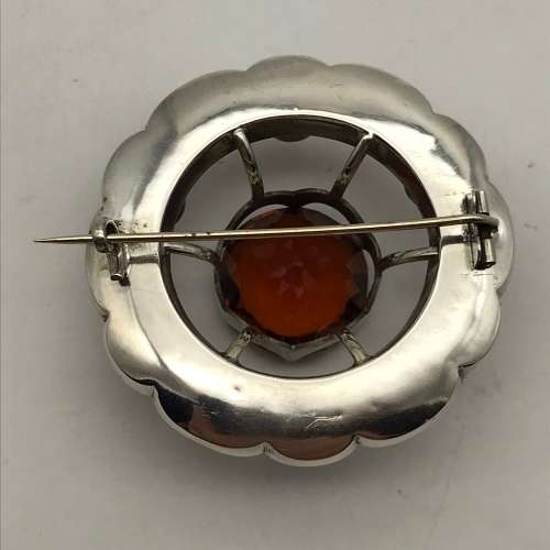 Lovely Antique Scottish Silver Brooch