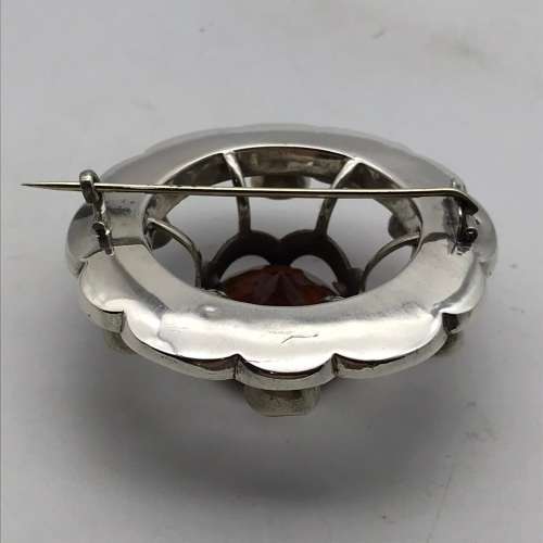Lovely Antique Scottish Silver Brooch