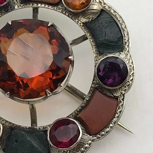 Lovely Antique Scottish Silver Brooch