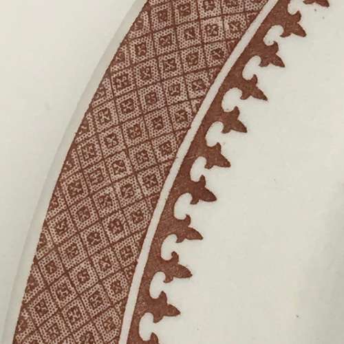 Victorian Royal Worcester `Willow Pattern` Plate (1889)