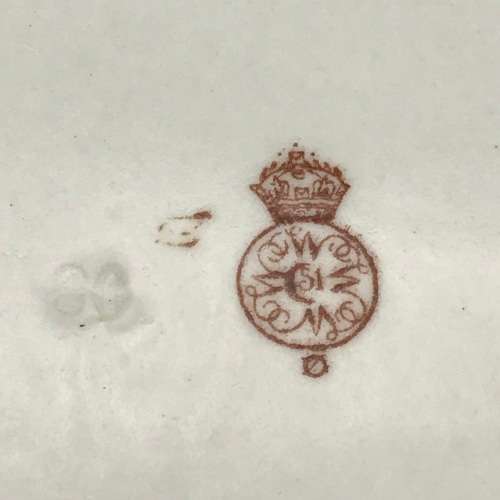 Victorian Royal Worcester `Willow Pattern` Plate (1889)