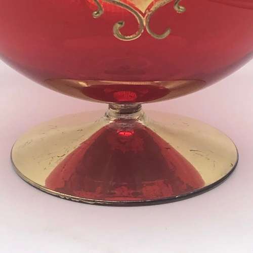 Very Large Vintage `Venetian/Murano` Glass Vase