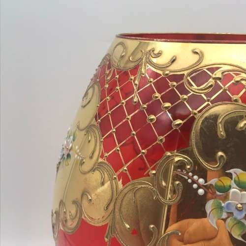 Very Large Vintage `Venetian/Murano` Glass Vase
