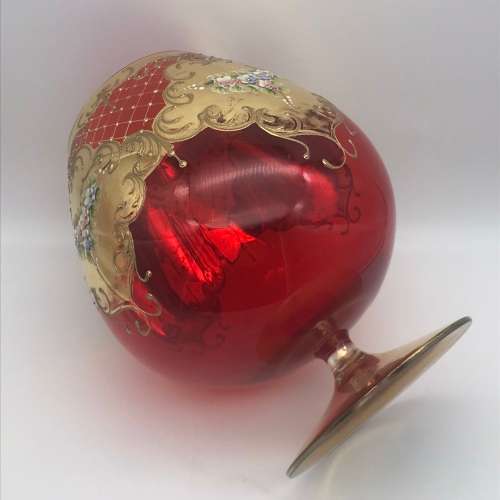 Very Large Vintage `Venetian/Murano` Glass Vase