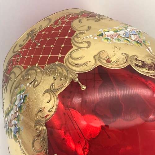 Very Large Vintage `Venetian/Murano` Glass Vase