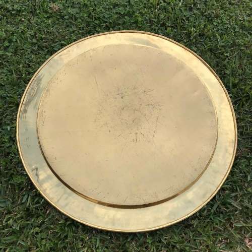 Wonderful Middle Eastern Large Vintage Brass Tray