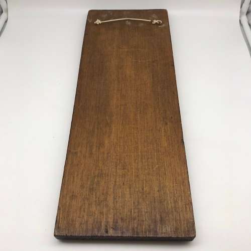 Vintage Art Piece `Abstract Copper on Wood` (Signed)