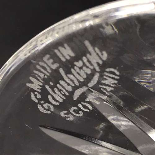 Six Quality `Edinburgh` Crystal Wine Glasses